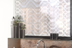 Teba Twinlight Rollo inbetween Küche 2071 weiß, Fenstersituatio